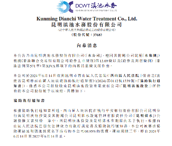 滇池水务股权冻结事件解析｜企业风险预警全攻略