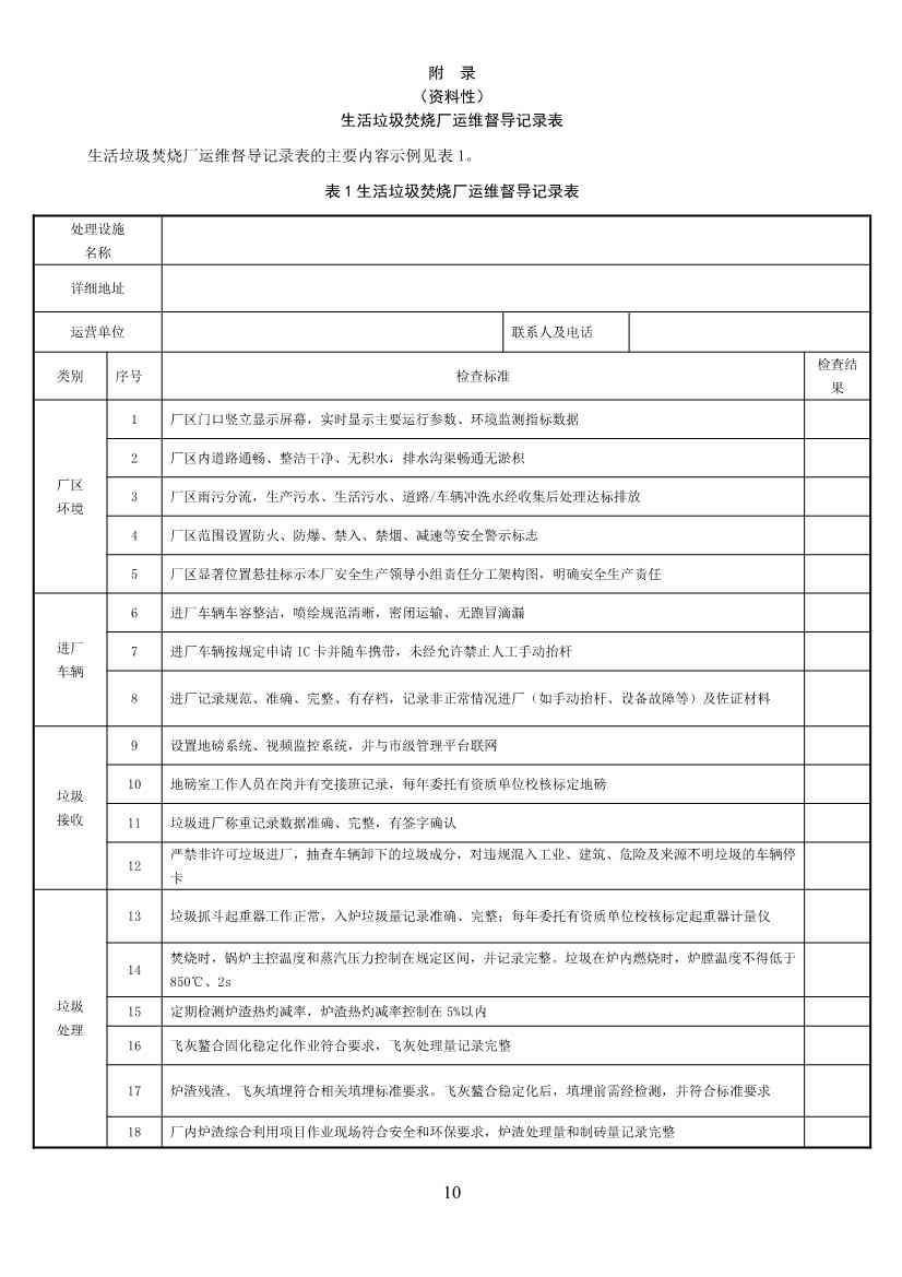 深圳市生活垃圾焚烧厂监管工作指引征求意见｜实用指南(图12)