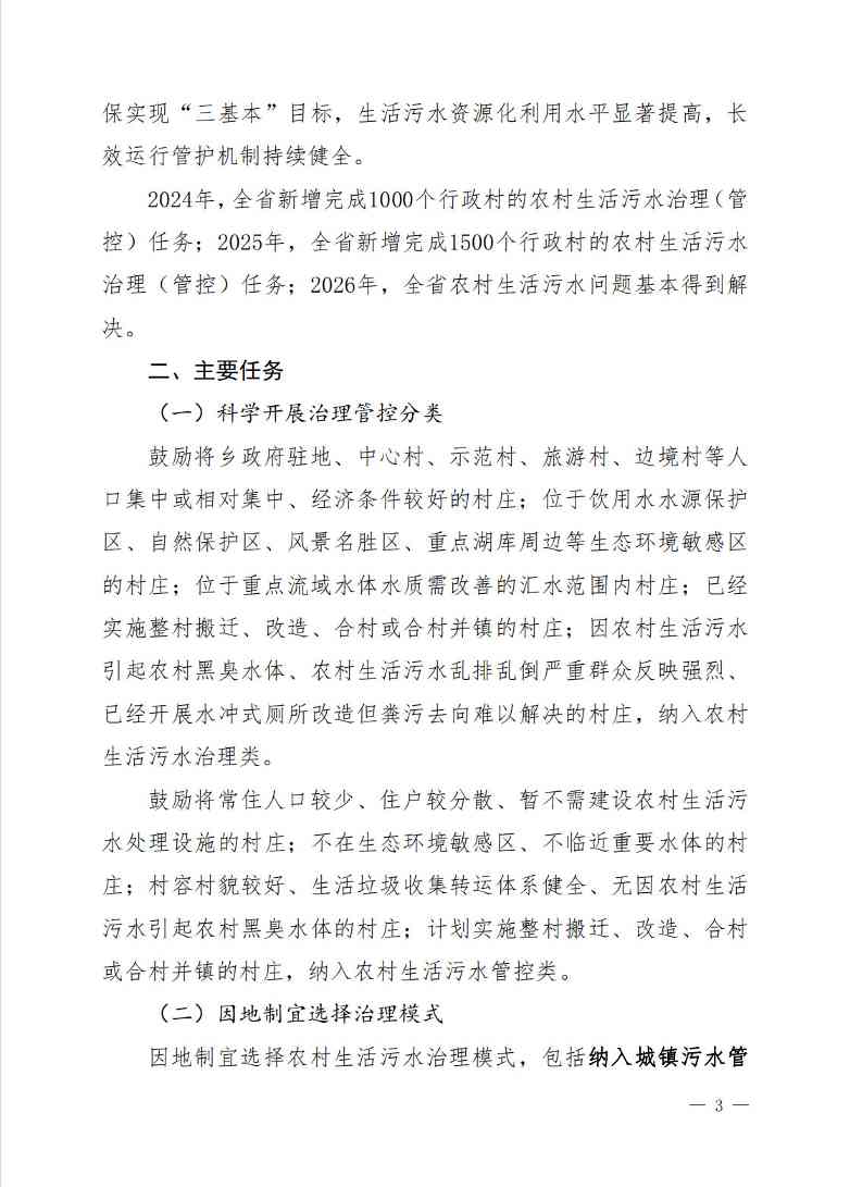吉林省农村生活污水治理三年行动方案征求意见稿全攻略(图3)