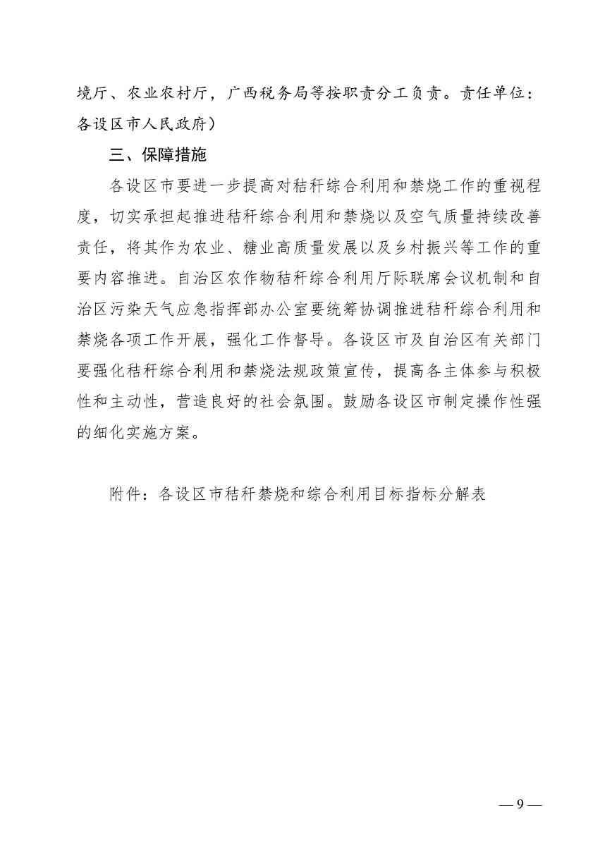 广西优化秸秆禁烧与综合利用方案｜征求意见稿解读(图9)