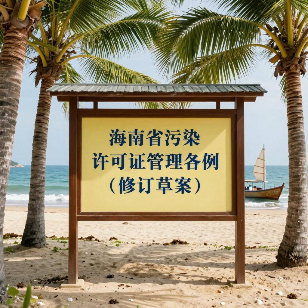 海南省排污许可管理条例（修订草案送审稿）征求意见