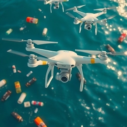 珠海市生态环境局利用无人机技术赋能海洋垃圾精准监管(图1)