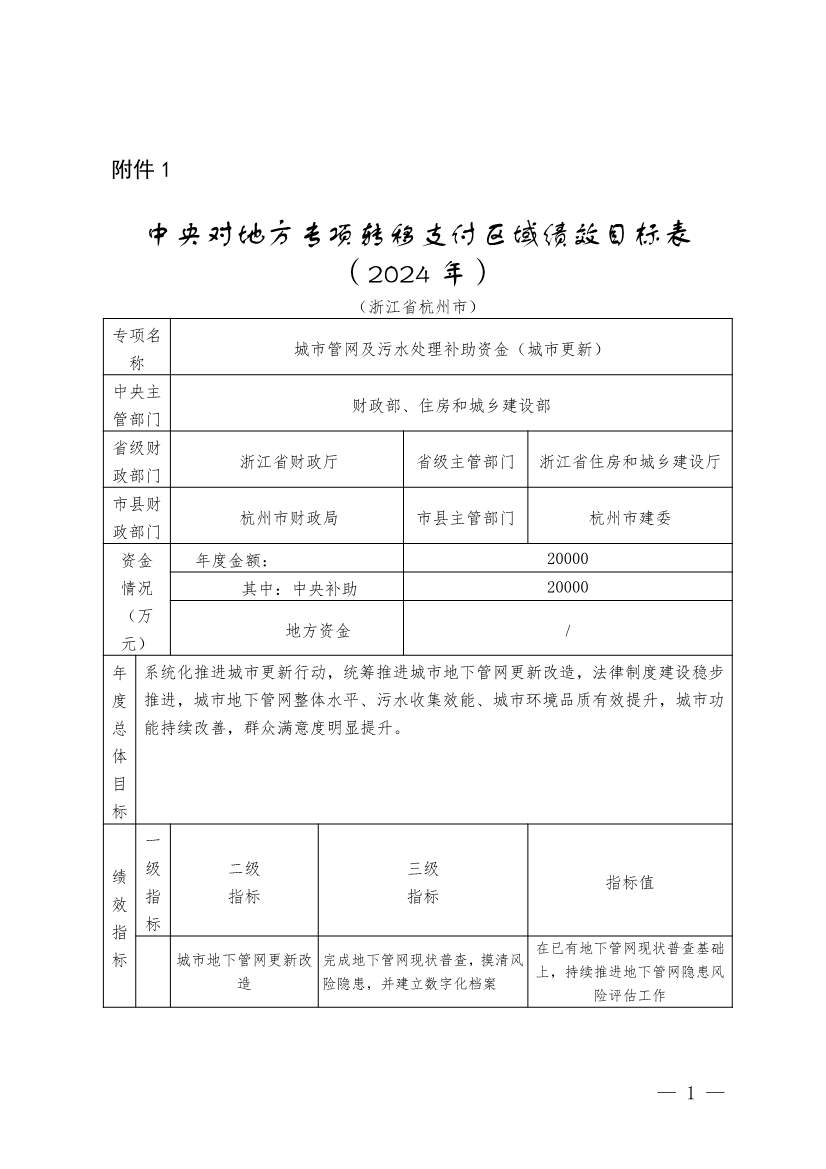 浙江下达2024年中央城市管网及污水处理补助资金(图2)
