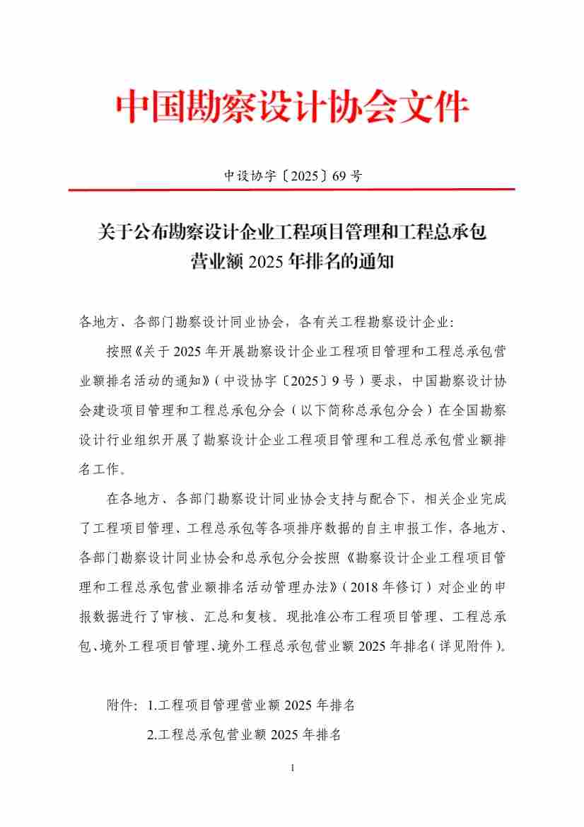 勘察设计企业项目管理与总承包营业额最新排名揭晓,行业领军企业表现突出 勘察设计企业项目管理与总承包营业额最新排名揭晓,行业领军企业表现突出