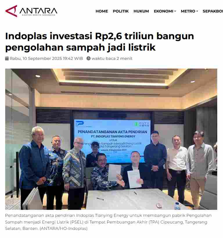 中印尼合资建设大型垃圾发电厂，日处理千吨垃圾助力能源转型