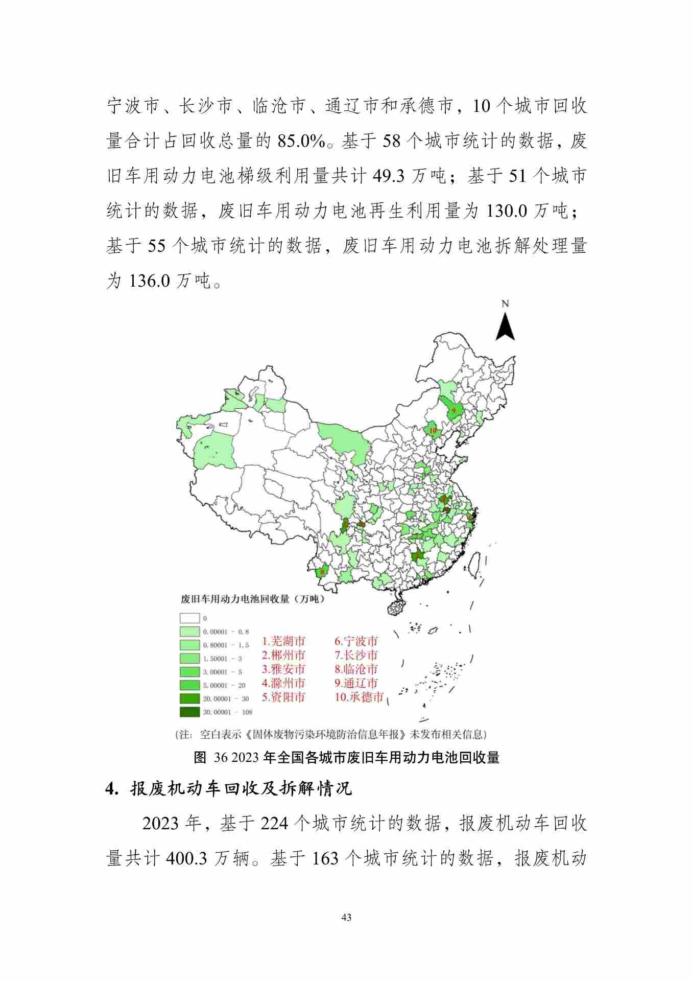 全国固体废物污染防治信息公开现状与固体废物管理状况分析(图47)